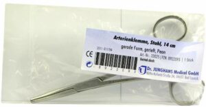 Arterienklemme Stahl Pean 14 cm 1 Stück