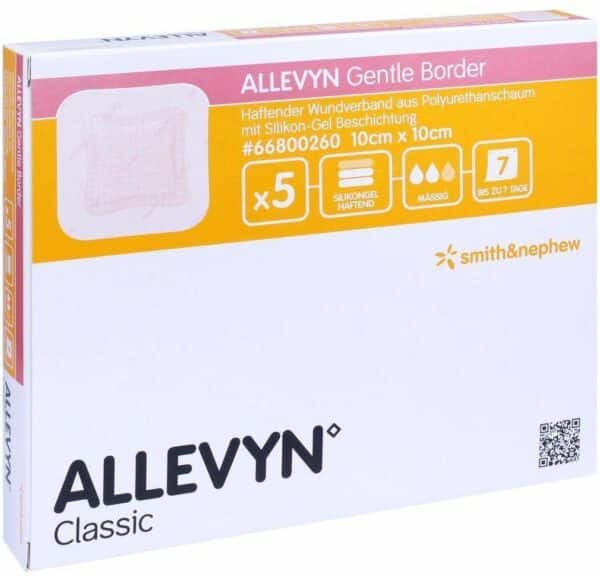 Allevyn Gentle Border 10x10 cm Schaumverb.