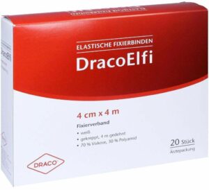 Dracoelfi Elast.Fixierbinde 4 Cmx4 M Gekreppt