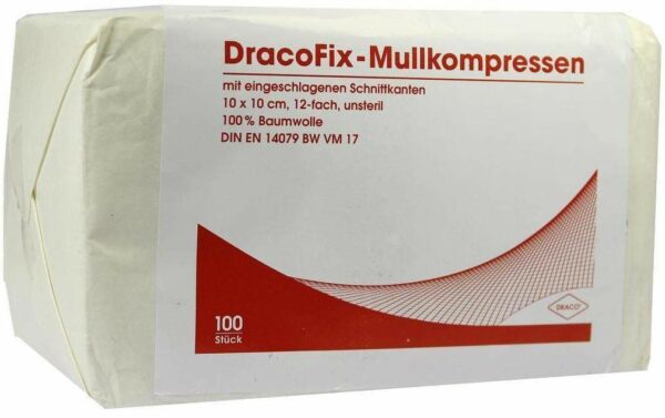 Dracofix Op-Kompressen 10x10 cm Unsteril 12fach