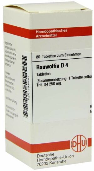 Rauwolfia D4 Dhu 80 Tabletten