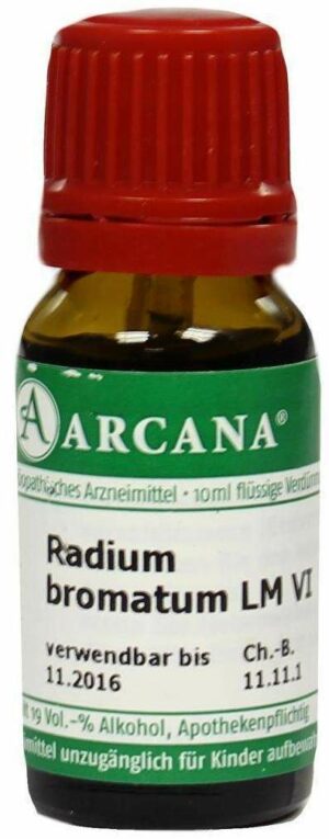 Radium Bromatum Lm 6 Dilution 10 ml