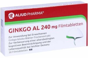 Ginkgo Al 240 mg 30 Filmtabletten