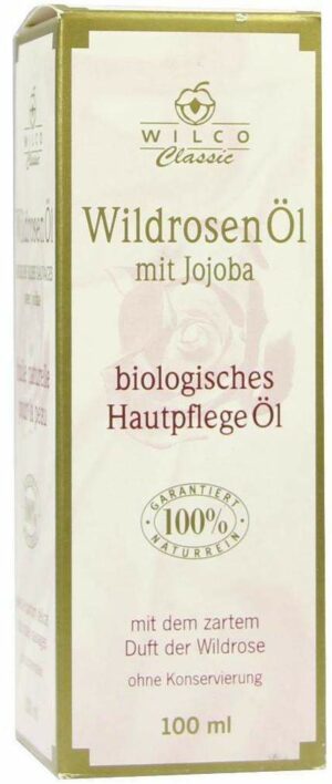 Wildrosenöl 100 % Naturrein Mit Jojoba 100 ml