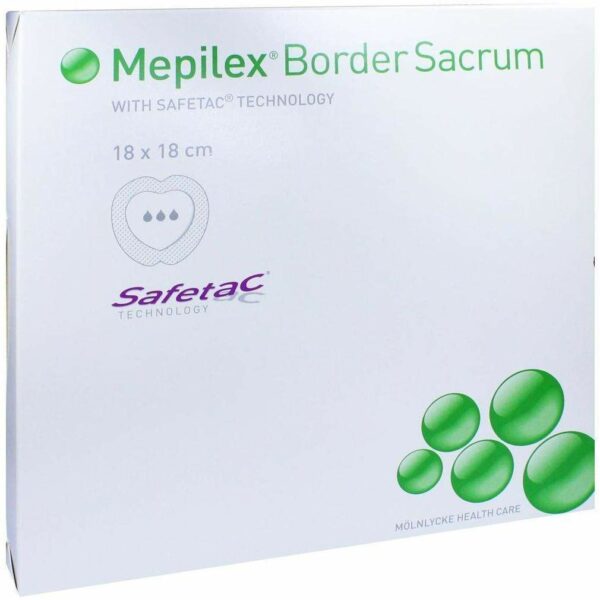 Mepilex Border Sacrum Schaumverb.18x18 cm