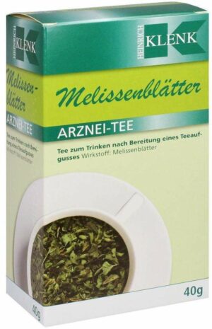 Melissenblätter Tee Klenk