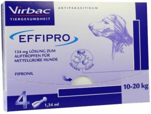Effipro 134 mg Pipettlösung zum Auftropfen Für Mittelgroße Hunde 4...