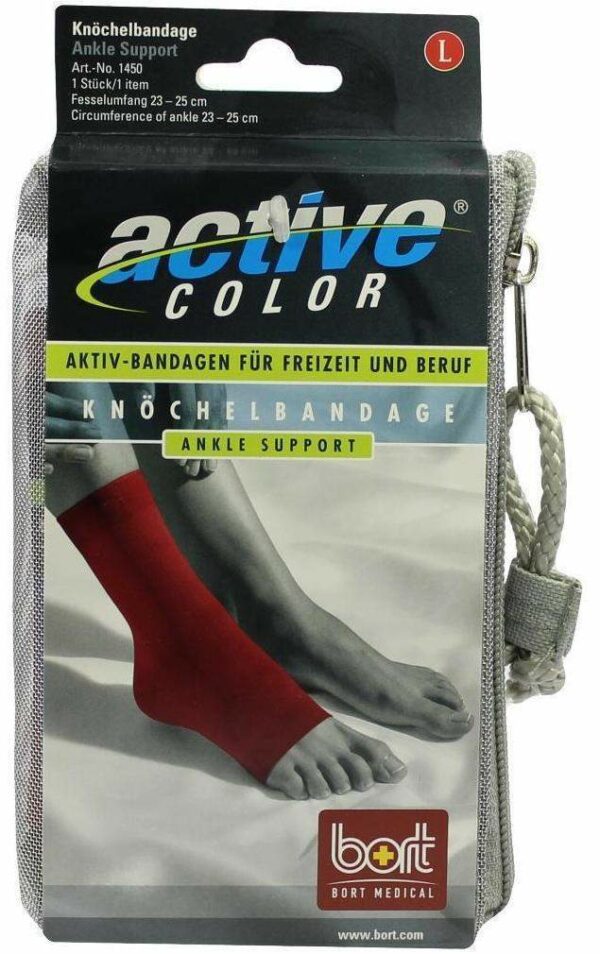 Bort Activecolor Knöchelbandage Large Rot 1 Stück