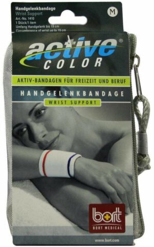 Bort Activecolor Handgelenkbandage Medium Weiß