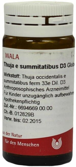 Thuja E Summitatibus D 3 Globuli