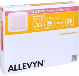 Allevyn Gentle Border Lite 10x10 cm Schaumverb.