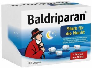 Baldriparan Stark für die Nacht 120 überzogene Tabletten