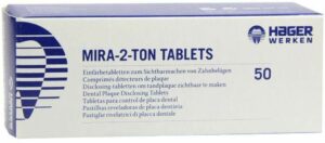 Mira 2 Ton Plaque Einfärbe 50 Tabletten