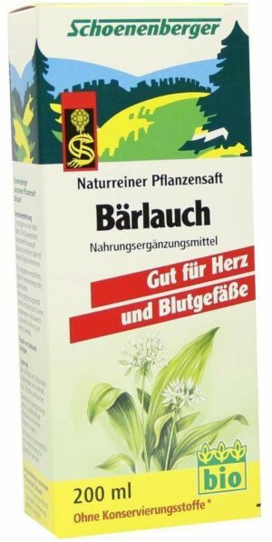 Bärlauch Saft Schönenberger 200ml
