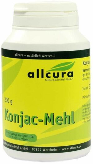 Allcura Konjac Mehl 200g