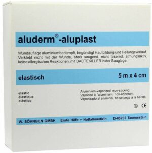 Aluderm Aluplast Wundverband Pflaster 5mx4cm Elastisch