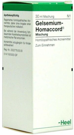 Gelsemium Homaccord 30 ml Tropfen