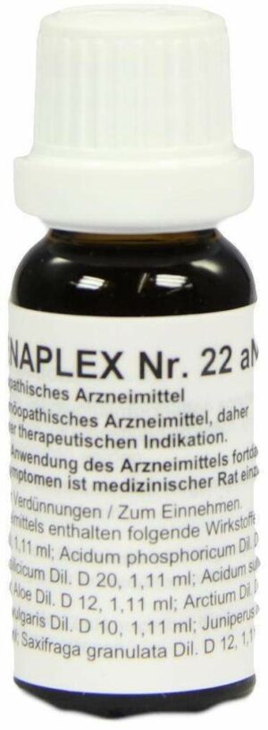 Regenaplex 22 an Tropfen