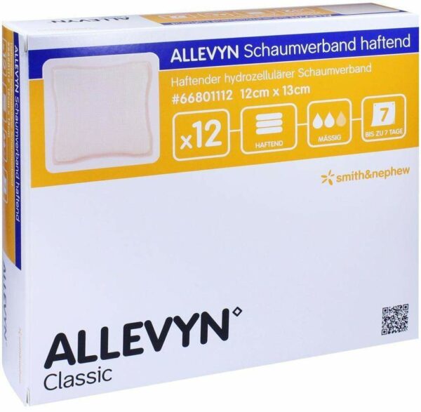 Allevyn Schaumverband 12x13cm Haftend