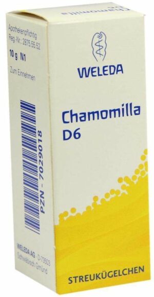 Weleda Chamomilla D6 10 G Globuli