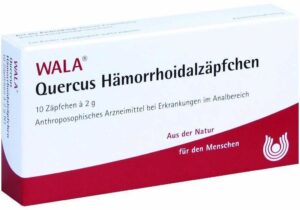 Quercus Hämorrhoidalzäpfchen Wala 10 x 2 g Suppositorien