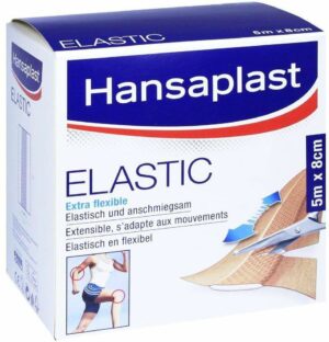 Hansaplast Elastic Pflaster 5 M X 8 cm