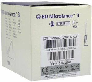 Bd Microlance Kanüle 27 G  0