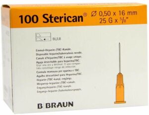 Sterican Insulin Einmalkanülen 25 G X 5°8  0