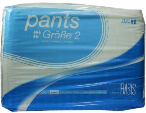 Param Pants Basis Tag Gr. 2 20 Stück