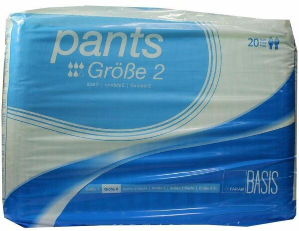 Param Pants Basis Tag Gr. 2 20 Stück