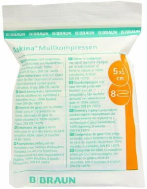 Askina Mullkompressen 5 X 5 cm Steril 5 X 2 Stück