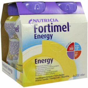 Fortimel Energy Vanillegeschmack 4x200 ml Flüssigkeit