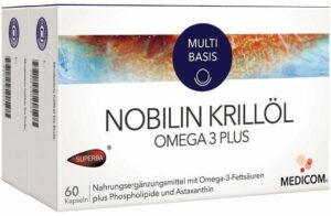 Nobilin Krillöl Omega 3 Plus 2 X 60 Kapseln