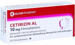 Cetirizin Al 10 mg 20 Filmtabletten