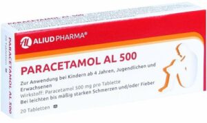 Paracetamol Al 500 20 Tabletten