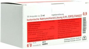 Isotonische Nacl Lösung 0.9% 50x2 ml Ampullen