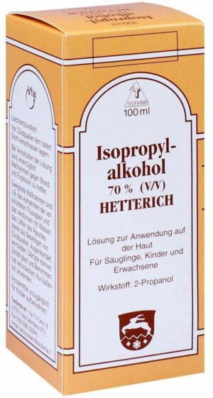 Isopropylalkohol 70% V-V Hetterich 100 ml Flüssigkeit