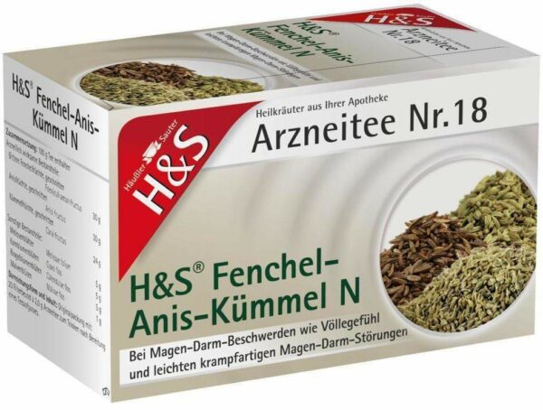 H&S Fenchel-Anis-Kümmel N 20 Filterbeutel
