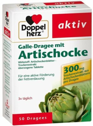 Doppelherz Galle Artischocke 50 Überzogene Tabletten
