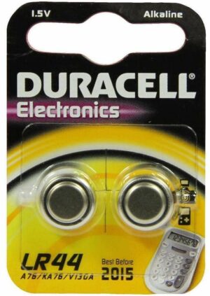 Batterien 2 Knopfzellen Lr 44 A76 Duracell