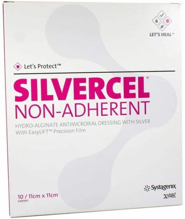Silvercel Non Adherent Kompressen 11x11cm