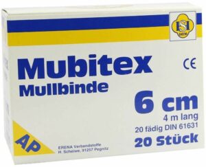 Mubitex Mullbinden 6cm Ohne Cellophan