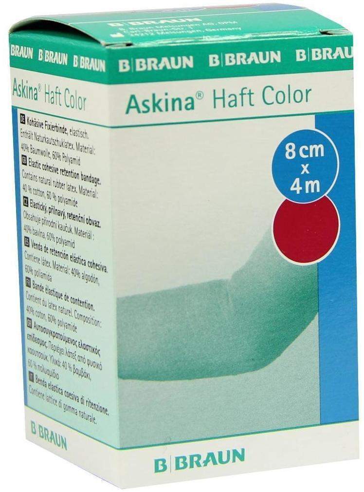 Askina Haftbinde Color 8 cm X 4 M Pink 1 Stück