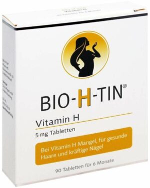 Bio - H - Tin Vitamin H 5 mg für 6 Monate 90 Tabletten
