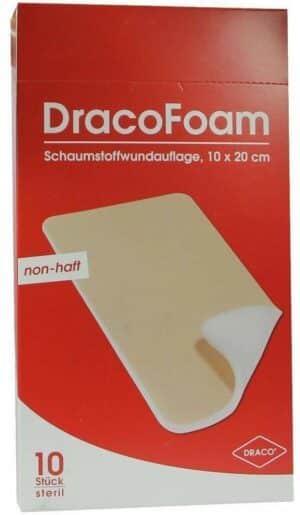 Dracofoam Schaumstoffverband 10 X 20 cm 10 Wundauflagen