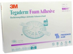 Tegaderm Foam Adhesive Fk 10x11cm Oval 90611