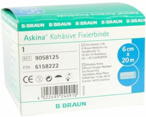 Askina Fixierbinde 20mx6cm Kohaesiv