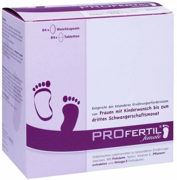 Profertil Female 1 Kombipackung Für 3 Monate