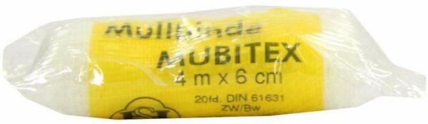 Mubitex Mullbinden 6cm Einzeln in Cellophan