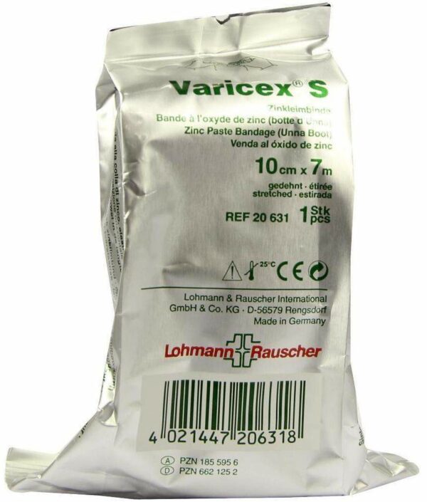 Varicex S Zinkleimbinde 7 M X 10 cm 20631 1 Binde